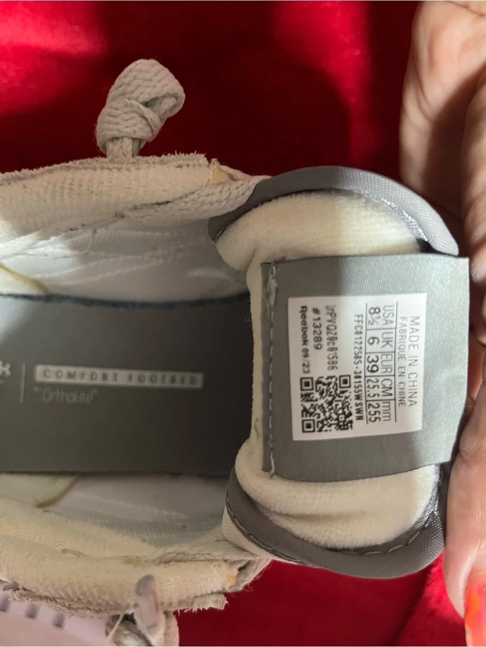 Reebok Women’s Sneakers in White and Gray